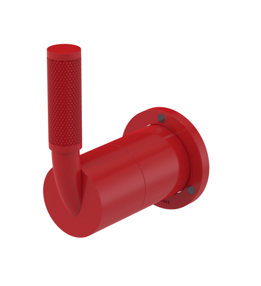 Rubinet T3XHOL Three Way Diverter With ShutOffIn Between Functions, Trim Only