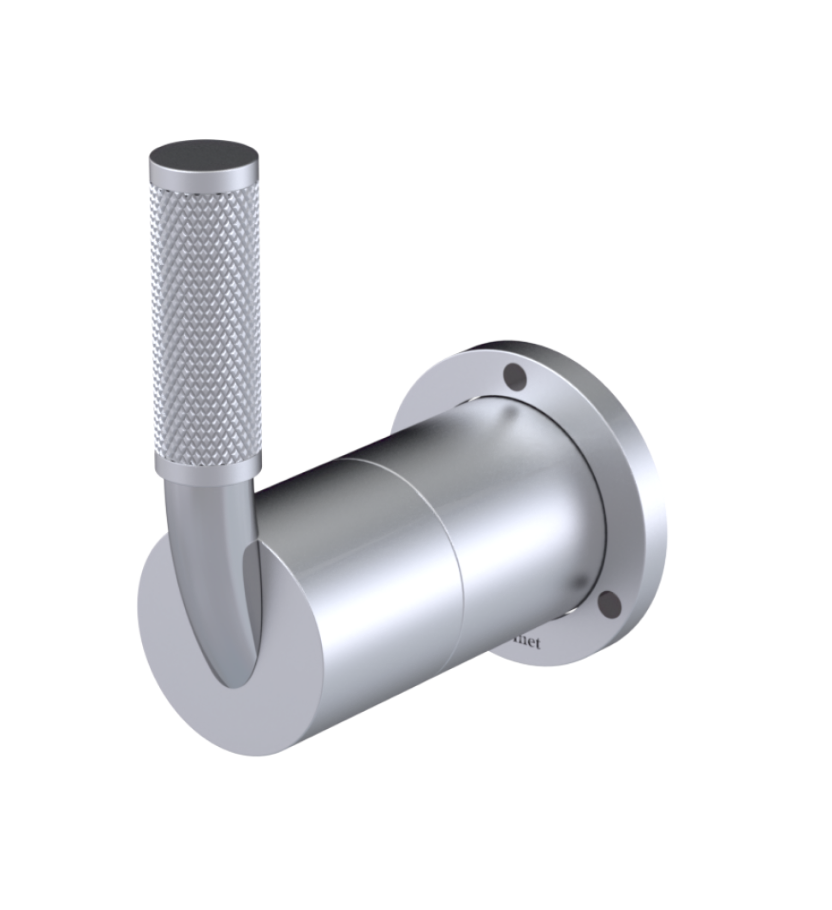 Rubinet T3XHOL Three Way Diverter With ShutOffIn Between Functions, Trim Only