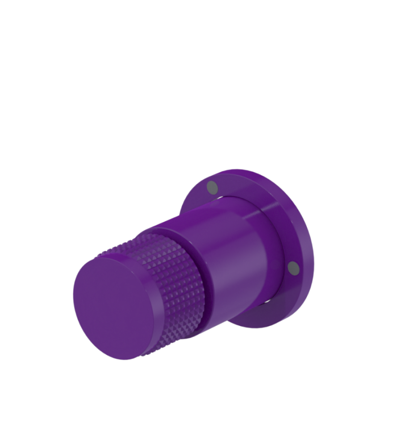 Rubinet T3XHOR Three Way Diverter With Shut Off In Between Functions, Trim Only
