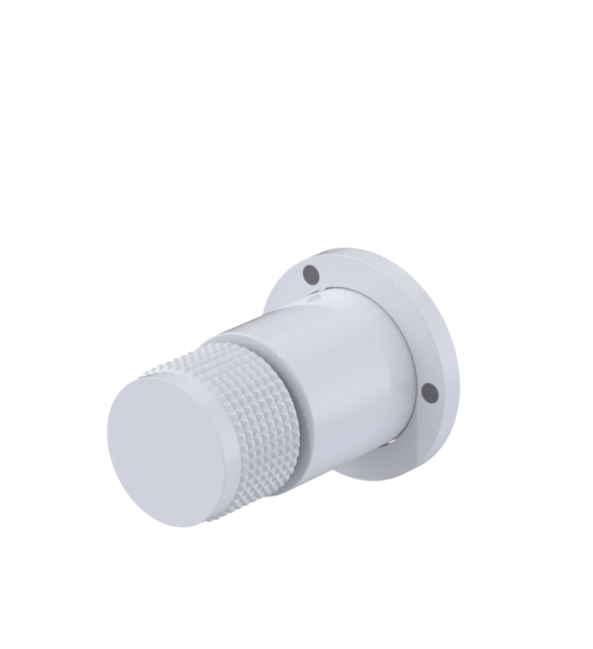 Rubinet T3XHOR Three Way Diverter With Shut Off In Between Functions, Trim Only