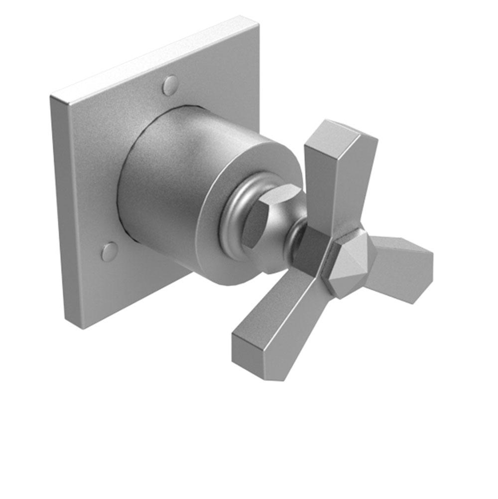 Rubinet T3XHXC Three Way Diverter With Shut Off In Between Functions, Trim Only