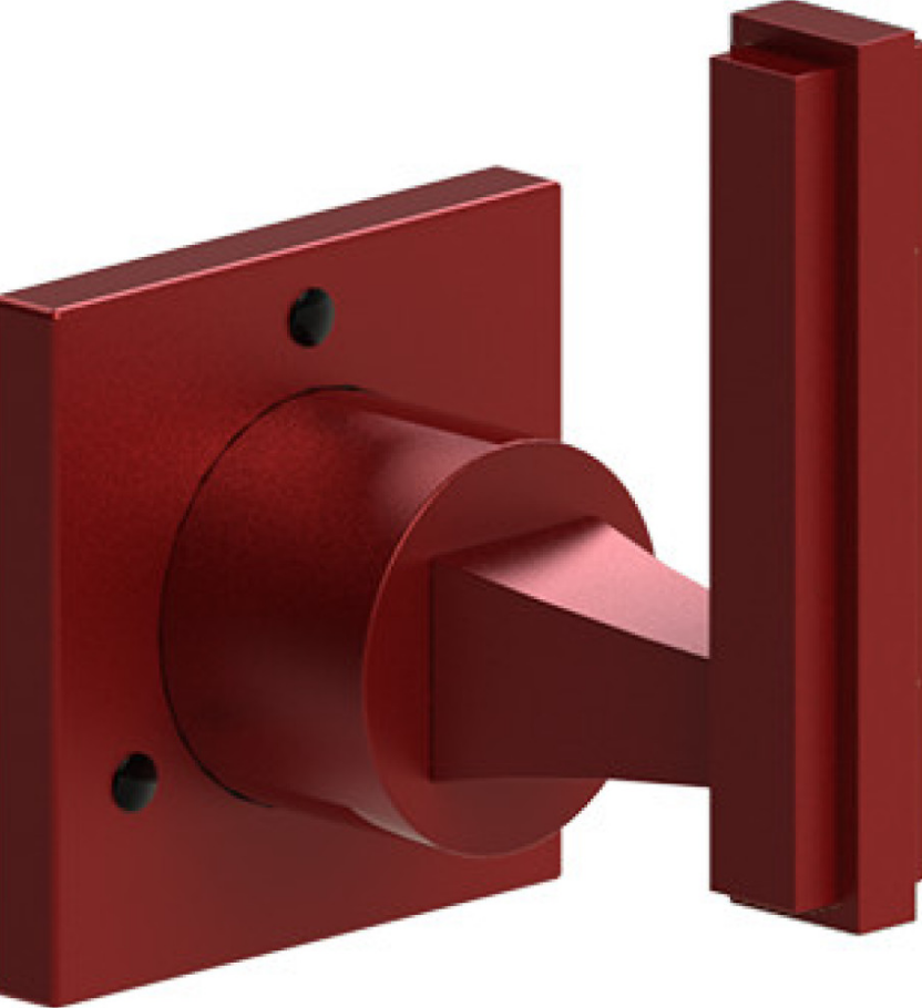 Rubinet T3XMQL Three Way Diverter With Shut Off In Between Function Trim Only