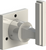 Rubinet T3XMQL Three Way Diverter With Shut Off In Between Function Trim Only