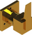 Rubinet T3XRSL Three Way Diverter With ShutOffIn Between FunctionTrim Only
