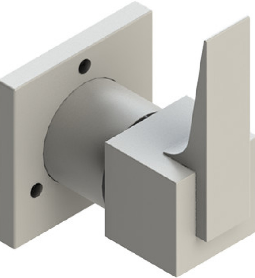 Rubinet T3XRSL Three Way Diverter With ShutOffIn Between FunctionTrim Only