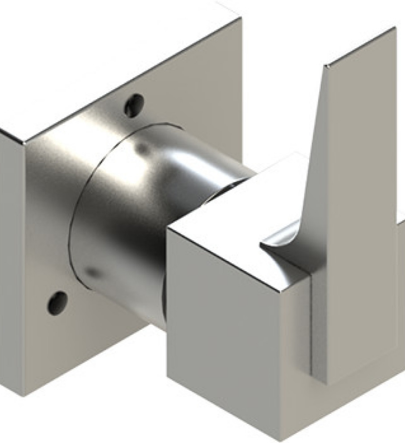 Rubinet T3XRSL Three Way Diverter With ShutOffIn Between FunctionTrim Only