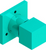 Rubinet T3XRSQ Three Way Diverter With ShutOffIn Between FunctionTrim Only