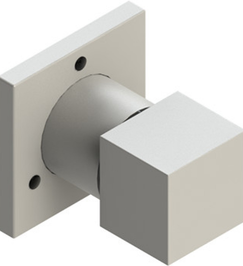 Rubinet T3XRSQ Three Way Diverter With ShutOffIn Between FunctionTrim Only