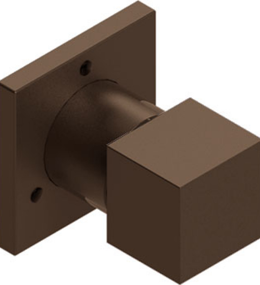 Rubinet T3XRSQ Three Way Diverter With ShutOffIn Between FunctionTrim Only