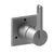 Rubinet T3XRTL Three Way Diverter With ShutOffIn Between Functions, Trim Only
