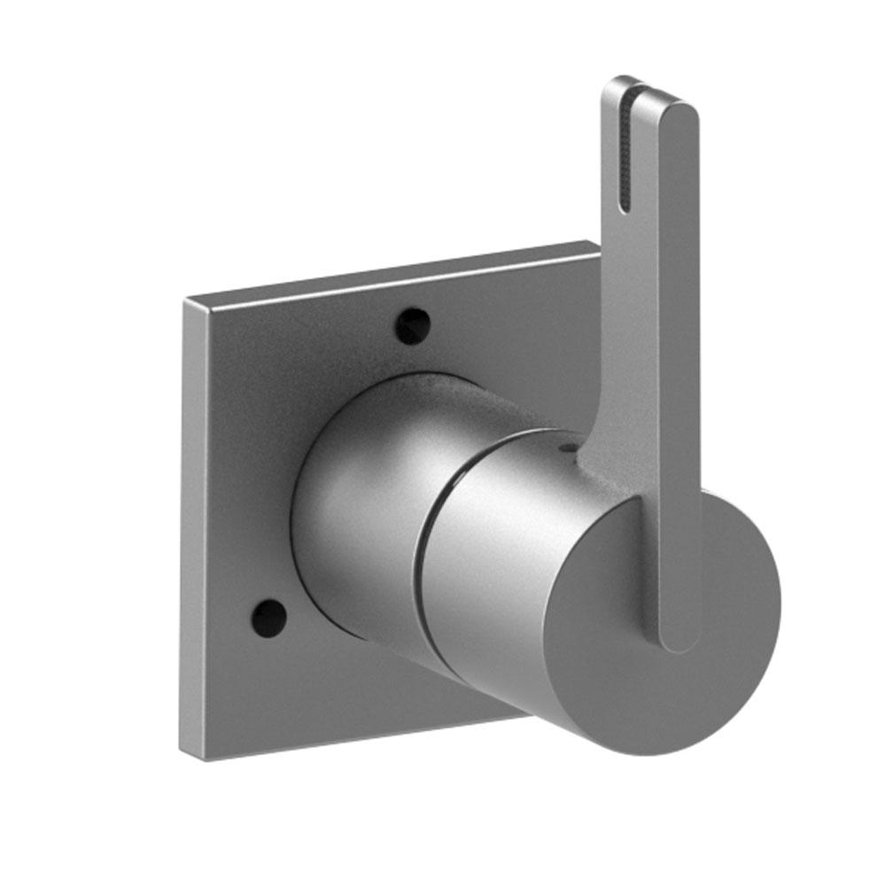 Rubinet T3XRTL Three Way Diverter With ShutOffIn Between Functions, Trim Only