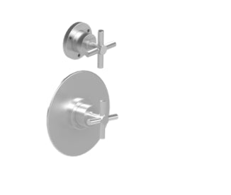 Rubinet T3YGNC Pressure Balance Valve With Stop Seperate Three Way Diverter With Shared Outlet Trim Only - Parent