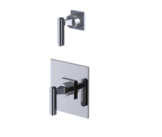 Rubinet T3YMQL Pressure Balance Valve With Stop Seperate Three Way Diverter With Shared Outlet Trim Only - Parent