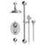 Rubinet T41ETL Temperature Control Shower With Two Way Diverter ShutOff, With One Seperate Volume Control, Hand Held Shower, Bar, Integral Supply, Two Body Spray - Parent