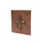 Premier 4" x 4" Copper Fleur De Lis Tile T4DBF