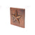 Premier 4" x 4" Copper Star Tile T4DBS