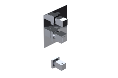 Rubinet T4LRSL Temperature Control Valve With Stop Volume Control Plus One Other Volume Control, Trim Only - Parent