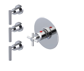 Rubinet T4NGNC Temperature Control Valve With Stop Three Volume Control Trim Only - Parent