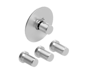 Rubinet T4NHOL Temperature Control Valve With Stop Three Volume Controls, Trim Only - Parent