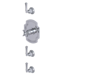 Rubinet T4NRVC Temperature Control Valve With Stop Three Volume Controls, Trim Only - Parent