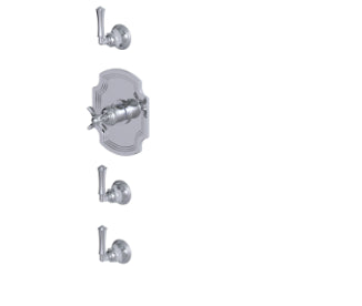 Rubinet T4NRVL Temperature Control Valve With Stop Three Volume Controls, Trim Only - Parent