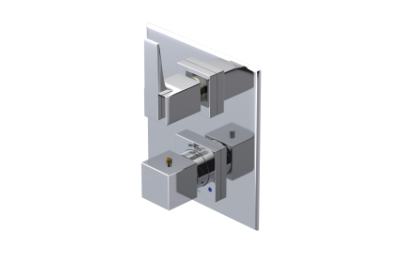 Rubinet T4QRSL Temperature Control Valve With Stop Volume Control Trim Only - Parent