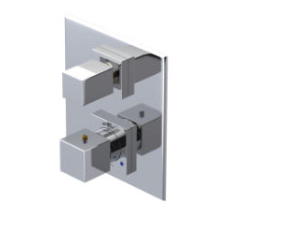 Rubinet T4QRSQ Temperature Control Valve With Stop Volume Control Trim Only - Parent