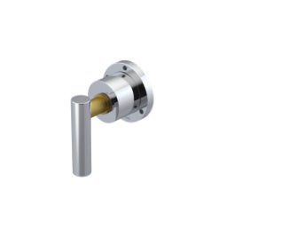 Rubinet T4XGNL Three Way Diverter Valve With Shared OutletIn Between Function Trim Only - Parent