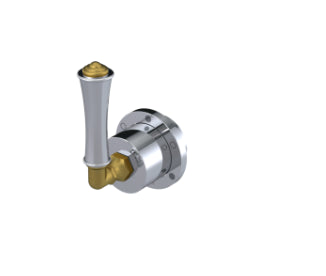 Rubinet T4XRVL Three Way Diverter Valve With Shared OutletIn Between Functions, Trim Only - Parent