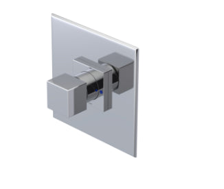 Rubinet T4YRSQ Pressure Balance Shower Valve With Stop Trim Only - Parent