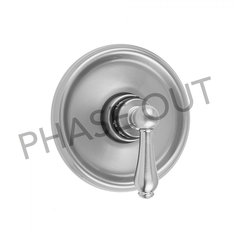Jaclo T536-TRIM Round Step Plate With Regency Lever Trim For Thermostatic Valves - Parent