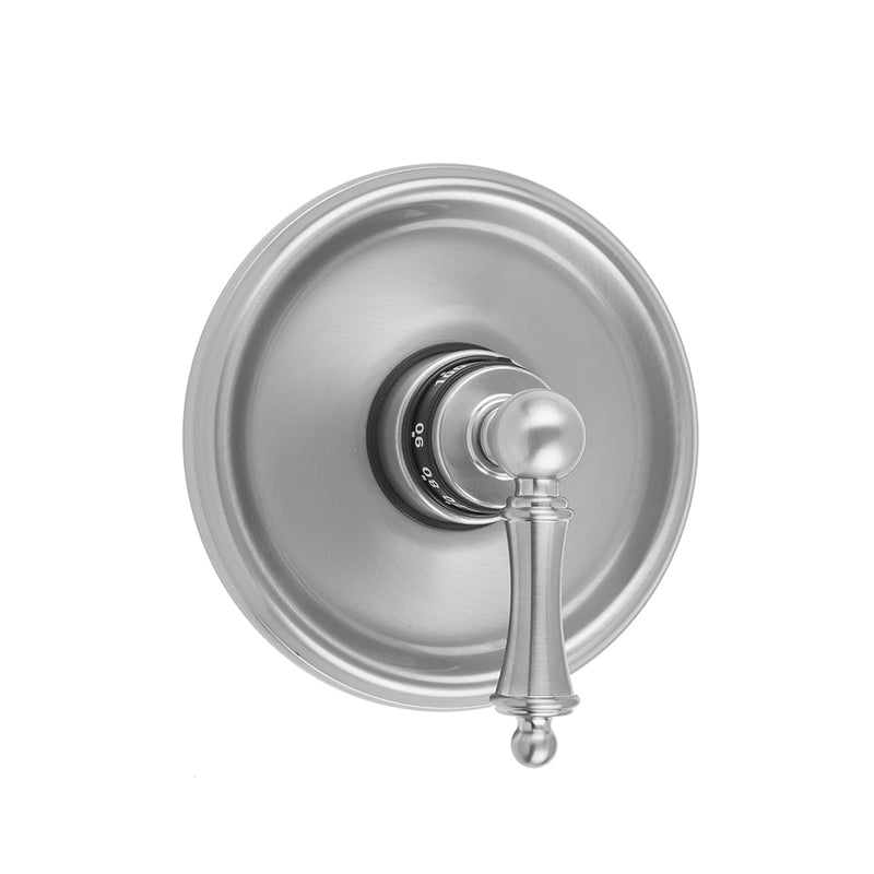 Jaclo T539-TRIM Round Step Plate With Ball Lever Trim For Thermostatic Valves - Parent