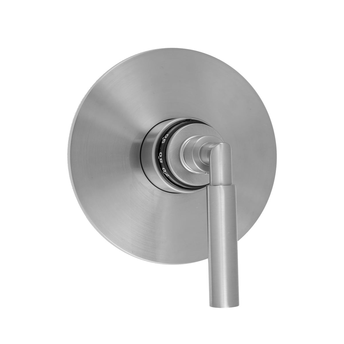 Jaclo T559-TRIM Round Plate With Contempo Hub Base Lever Handle Trim For Thermostatic Valves - Parent