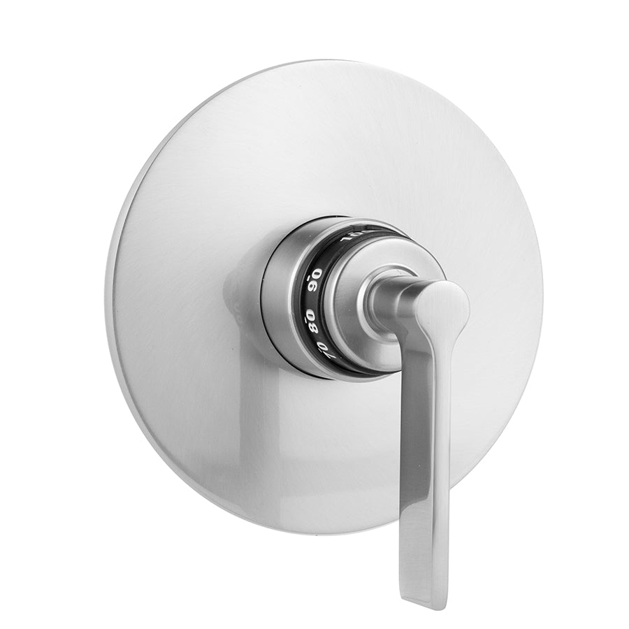Jaclo T561-TRIM Round Plate With Lila Lever Handle Trim For Thermostatic Valves _x000D_