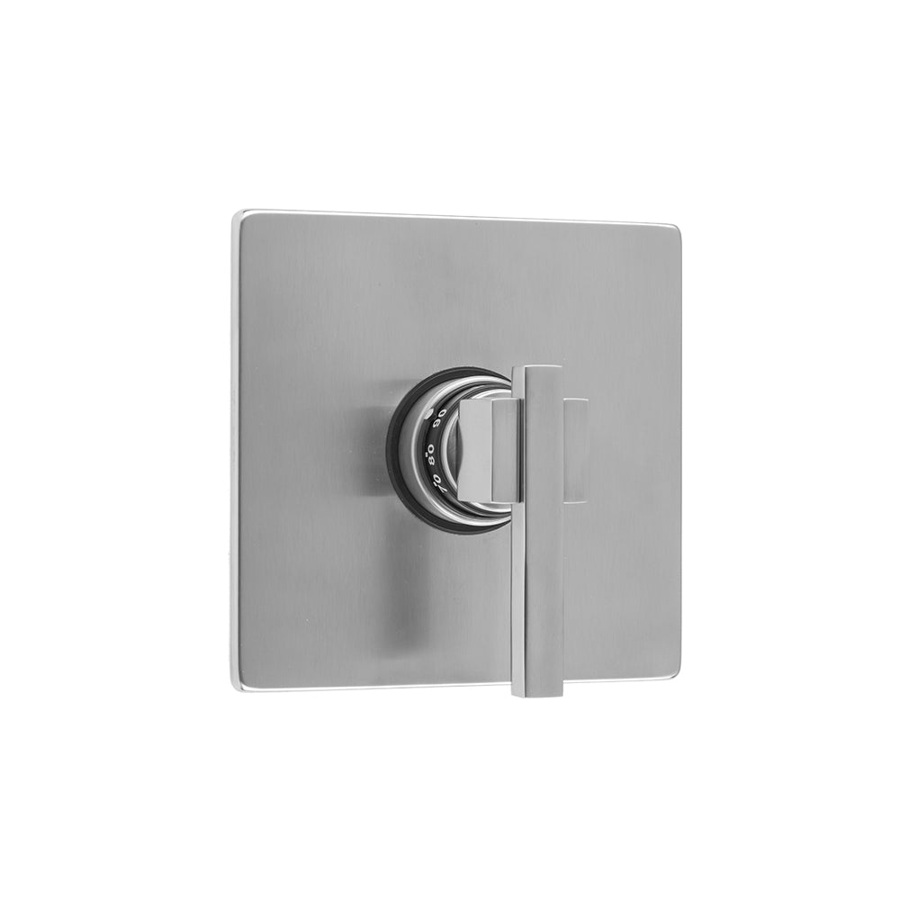 Jaclo T570-TRIM Square Plate With Cubix® Lever Trim For Thermostatic Valves - Parent