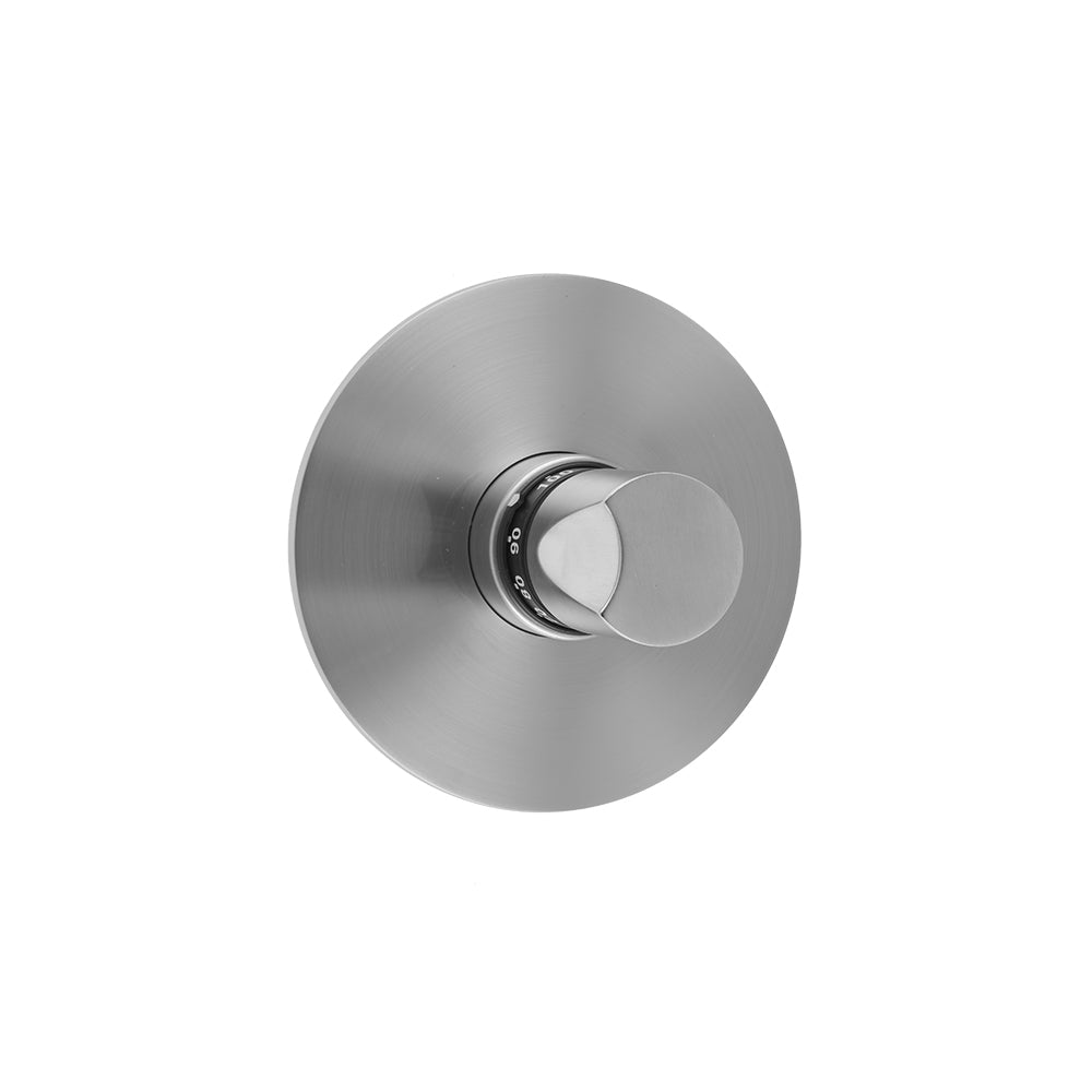 Jaclo T572-TRIM Round Plate With Thumb Handle Trim For Thermostatic Valves