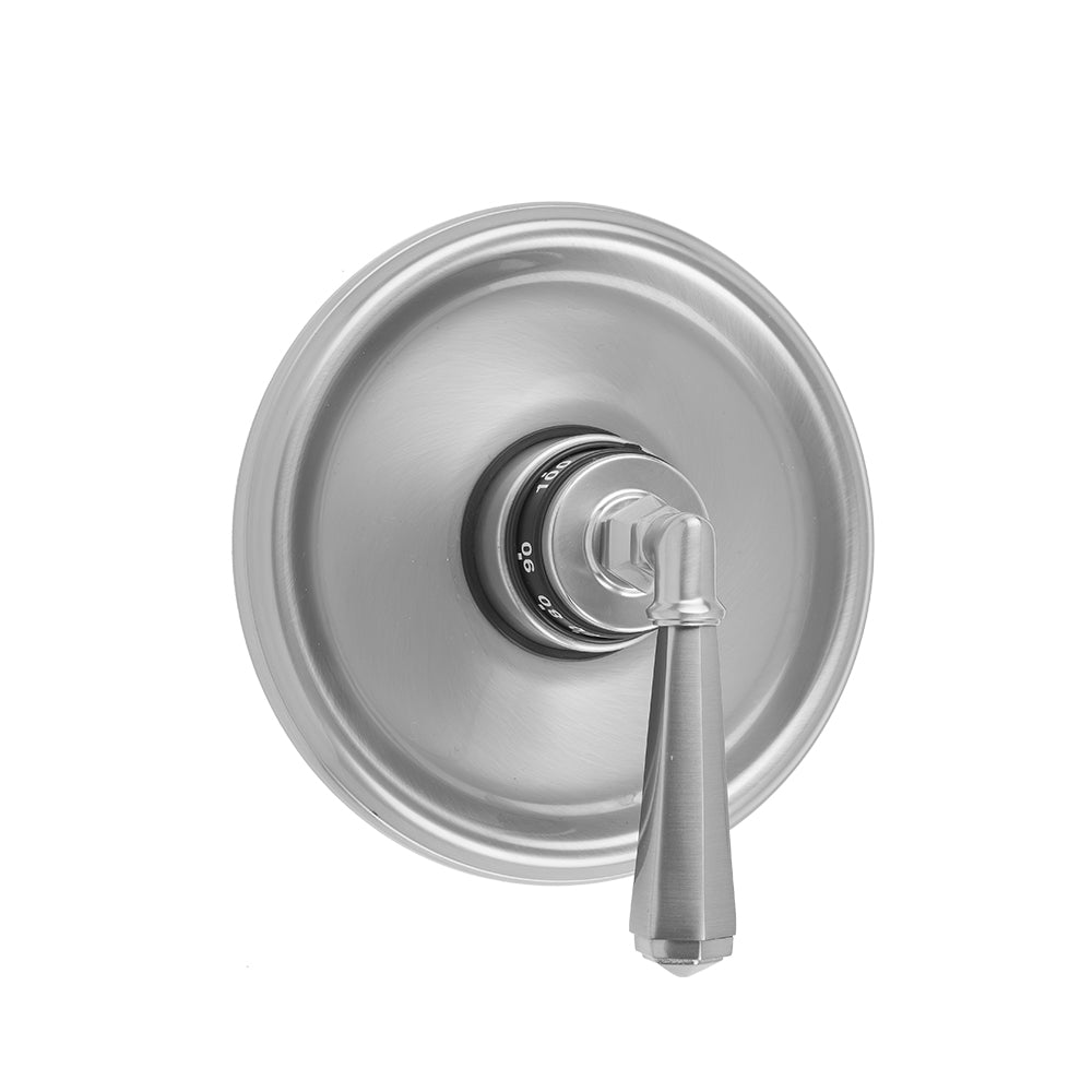 Jaclo T585-TRIM Round Step Plate With Hex Lever Trim For Thermostatic Valves - Parent