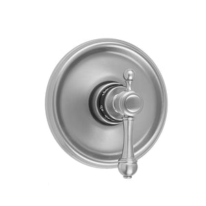 Jaclo T592-TRIM Round Step Plate With Majesty Lever Trim For Thermostatic Valves
