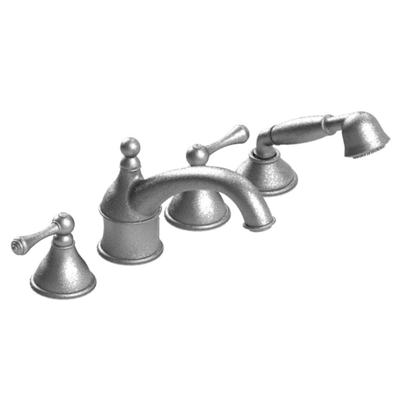 Rubinet T5HFML Four Piece Roman Tub Filler With Hand Held Shower Trim Only