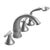 Rubinet T5HJSS Four Piece Roman Tub Filler With Hand Held Shower Trim Only - Parent