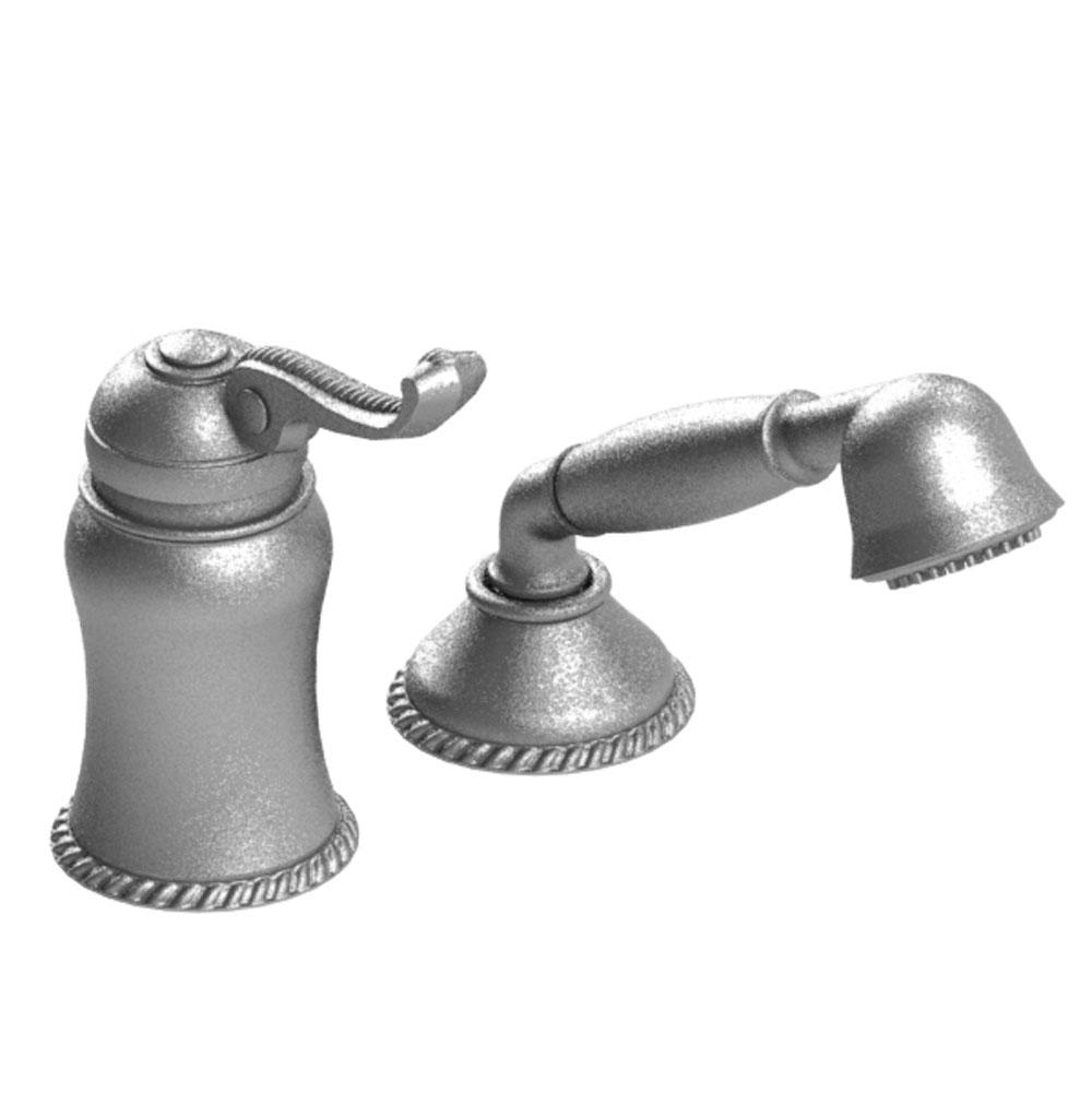 Rubinet T5RETL Pressure Balance Deck Mount Mixing Valve With Hand Held Shower Trim Only