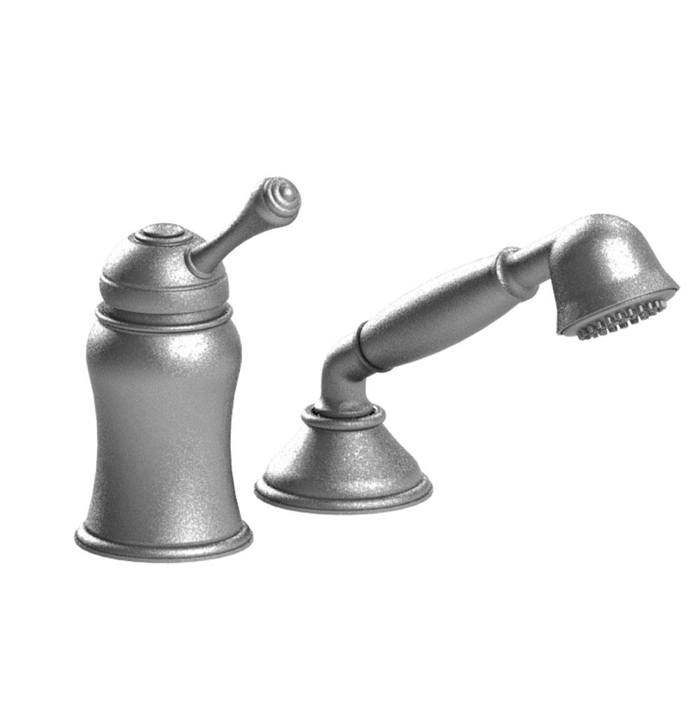 Rubinet T5RFML Pressure Balance Deck Mount Mixing Valve With Hand Held Shower Trim Only