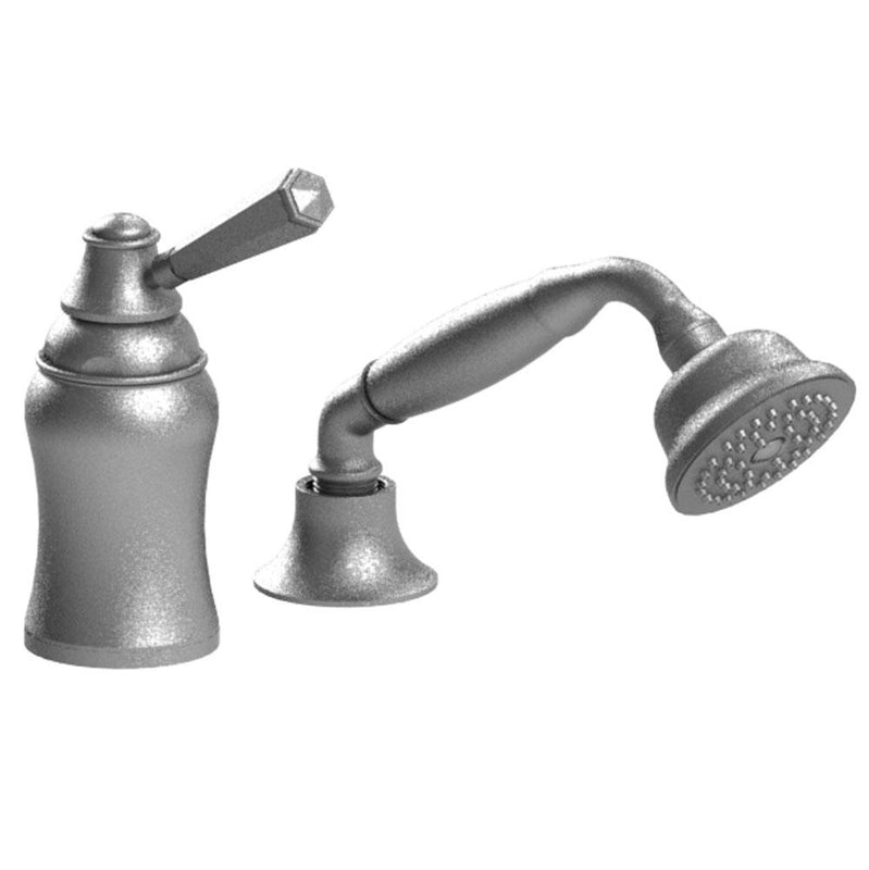 Rubinet T5RHXL Pressure Balance Deck Mount Mixing Valve With Hand Held Shower, Trim Only - Parent