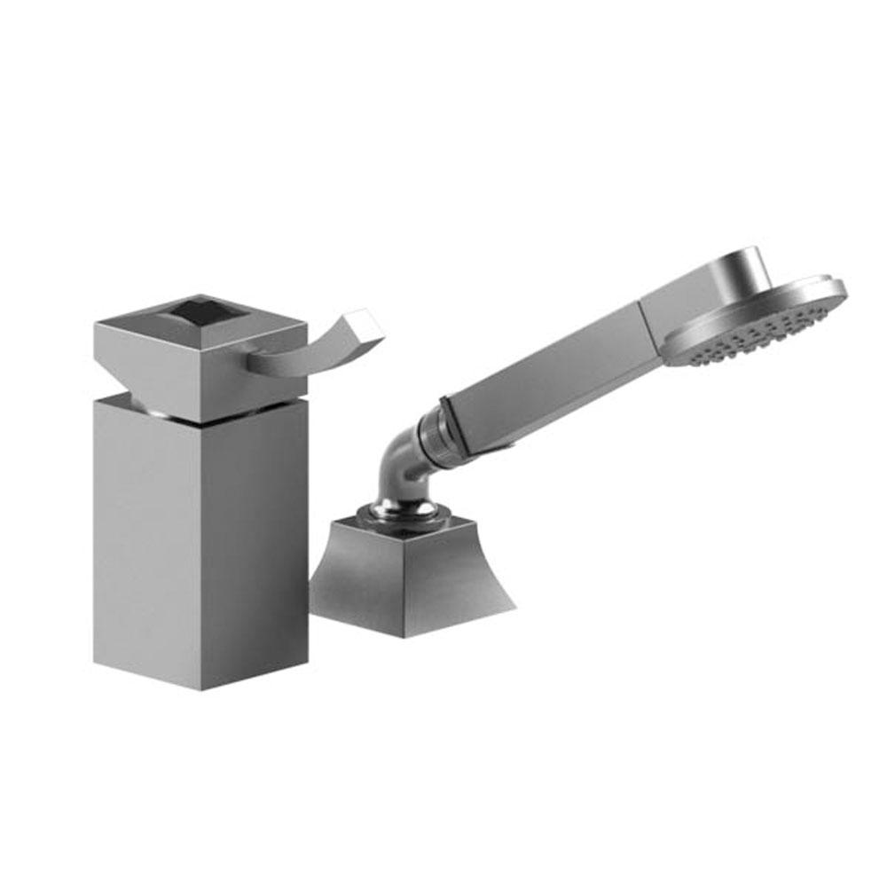 Rubinet T5RICL Pressure Balance Deck Mount Mixing Valve With Hand Held Shower Trim Only