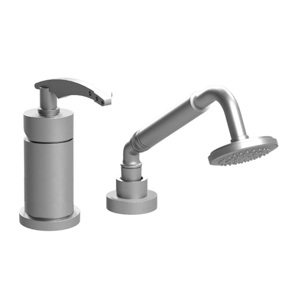 Rubinet T5RLAL Pressure Balance Deck Mount Mixing Valve With Hand Held Shower Trim Only