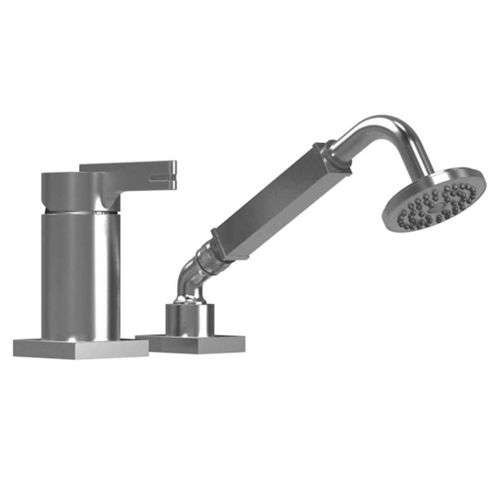 Rubinet T5RRTL Pressure Balance Deck Mount Mixing Valve With Hand Held Shower Trim Only
