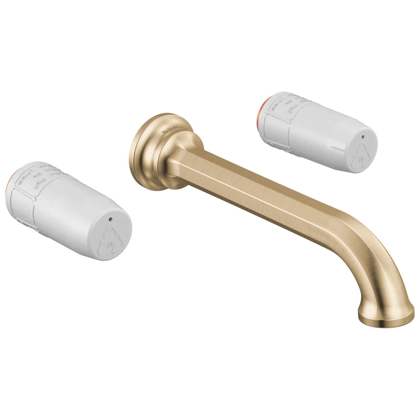 Brizo T65865LF-LHP Beauclere Two-Handle Wall Mount Lavatory Faucet - Less Handles 1.2 GPM