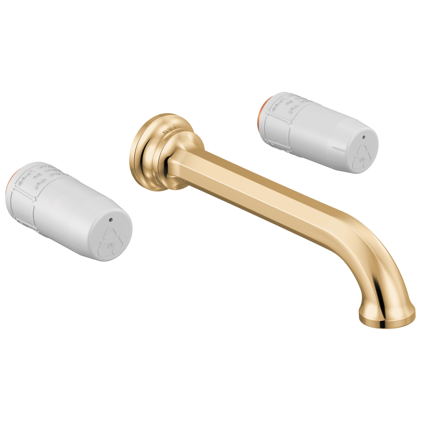 Brizo T65865LF-LHP Beauclere Two-Handle Wall Mount Lavatory Faucet - Less Handles 1.2 GPM