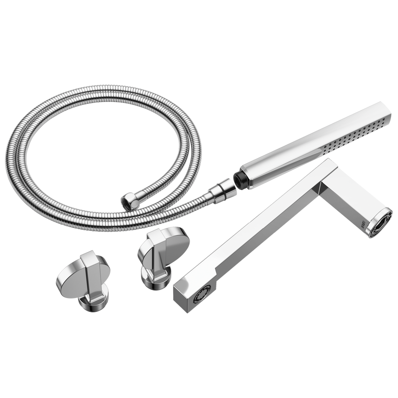 Brizo T703100 Frank Lloyd Wright Two-Handle Tub Filler Trim Kit with Lunar Handles