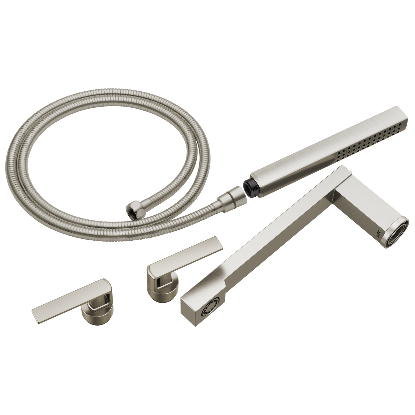 Brizo T70399 Frank Lloyd Wright Two-Handle Tub Filler Trim Kit with Gap Lever Handles